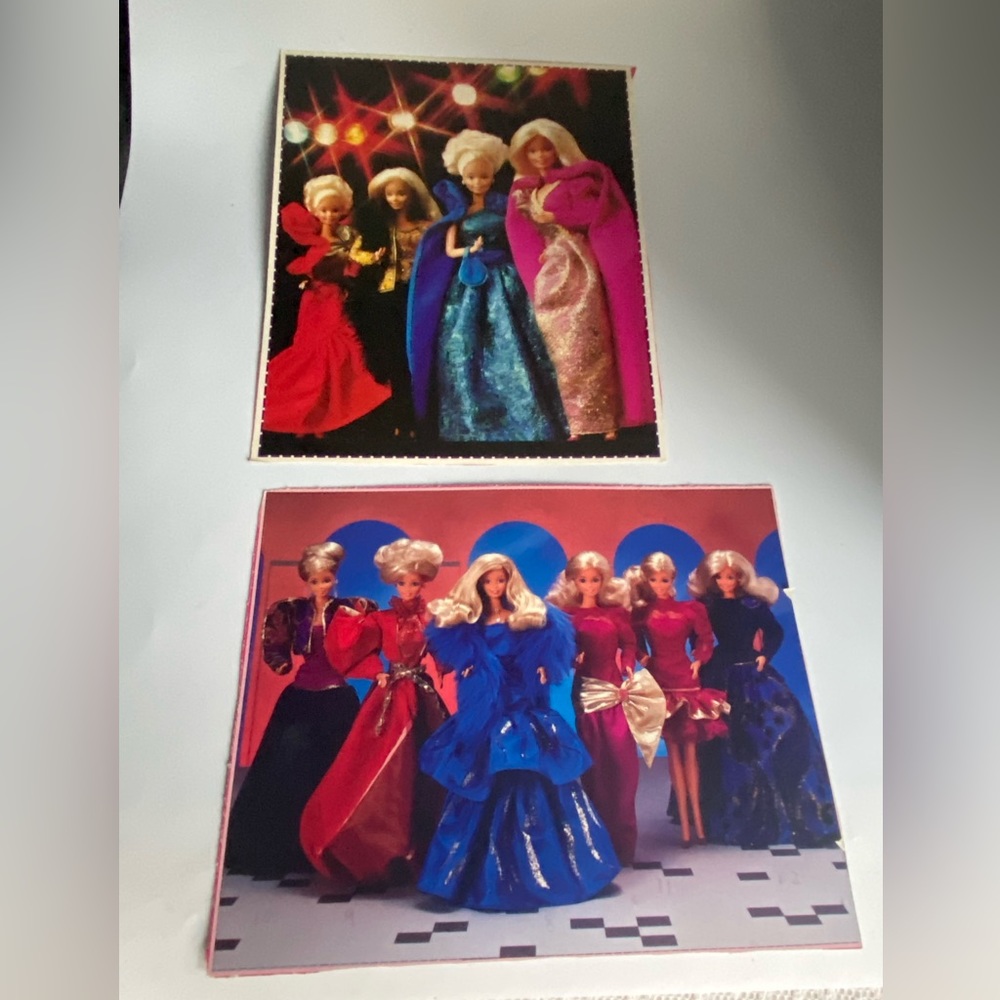 1980's Barbie Fashion Posters